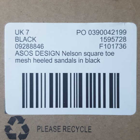 ASOS DESIGN Nelson square toe mesh heeled sandals - Picture 4 of 4